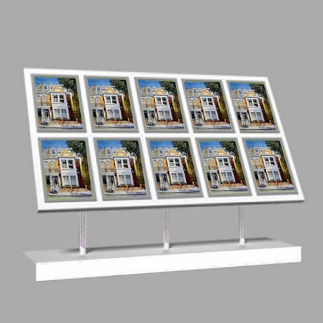 10 x A4P Freestanding Light Panel - Without Bevel